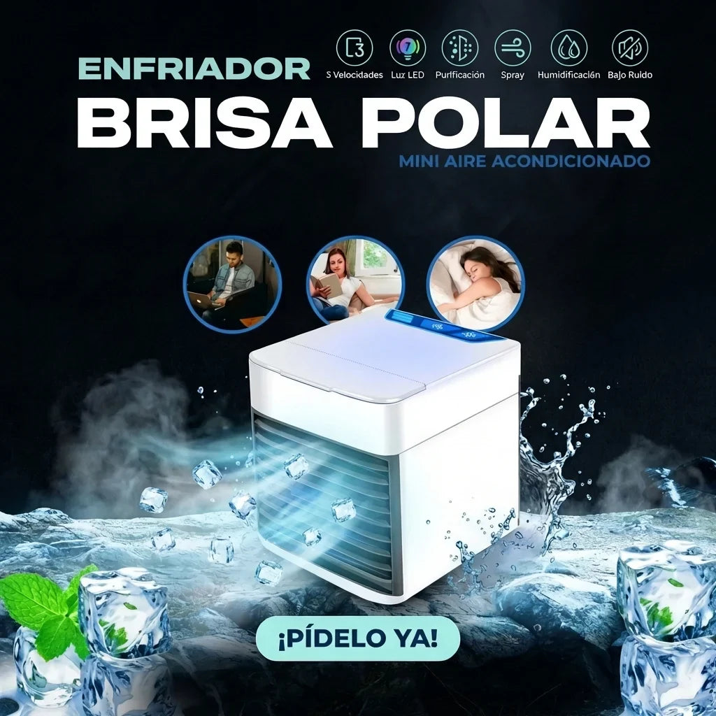 BrisaPolar™ – Mini Aire Acondicionado Portátil