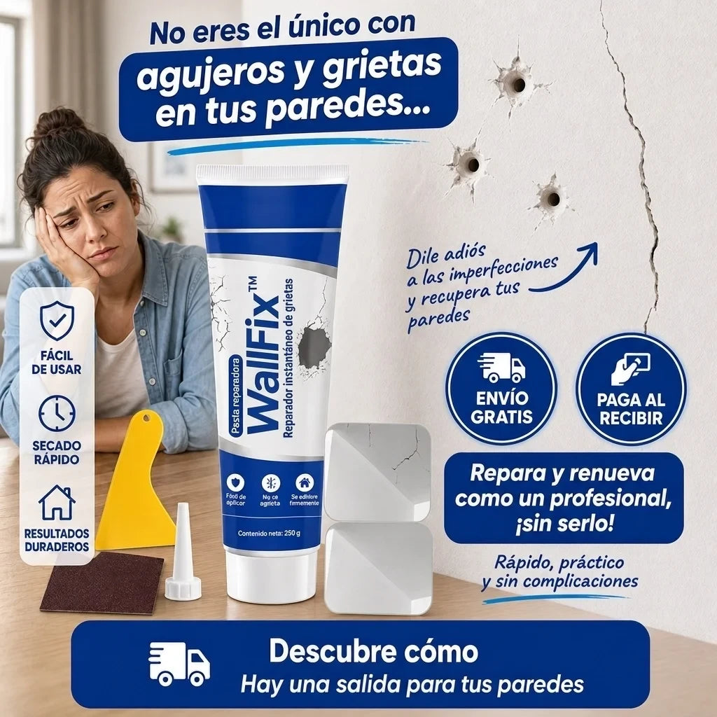 2X1 WallFix™ Pasta Reparadora de Pared