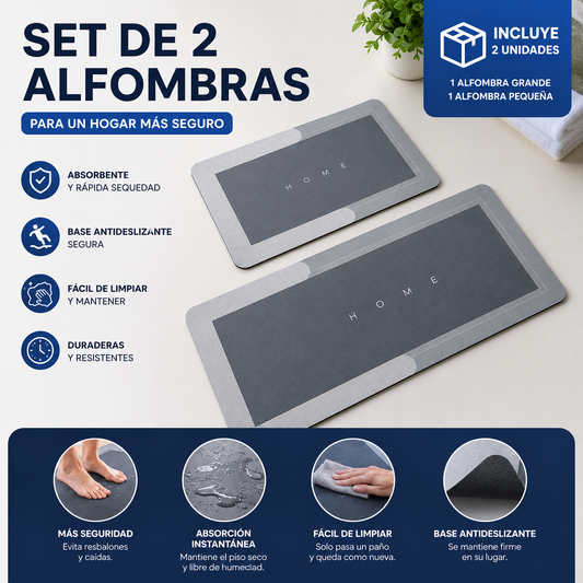Tapetes Hogar Seguro™ - Set 2 Unidades