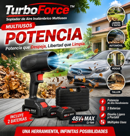 TurboForce™ Soplador de Aire Inalámbrico Multiusos