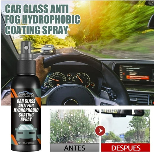 CarGlassAntiFog de Rayhong® - Spray Antiempañante 2X1