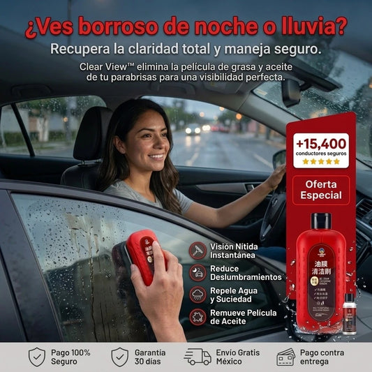 2X1 Clear View™ – Cepillo Desengrasante de Parabrisas