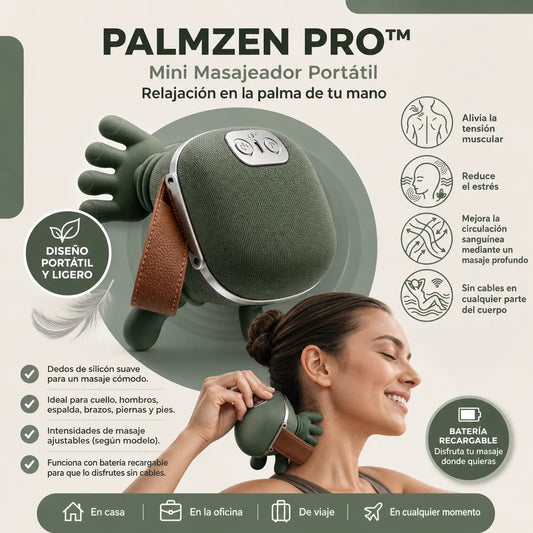 PalmZen Pro™ - El masaje que cabe en tu mano