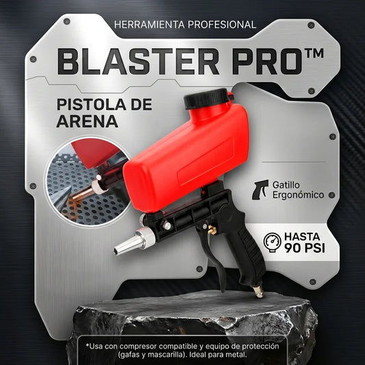 Blaster Pro™ 90PSI – Pistola de Arena Quita Óxido