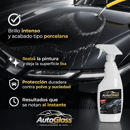 2X1 AutoGloss™ Porcelanizador de Auto